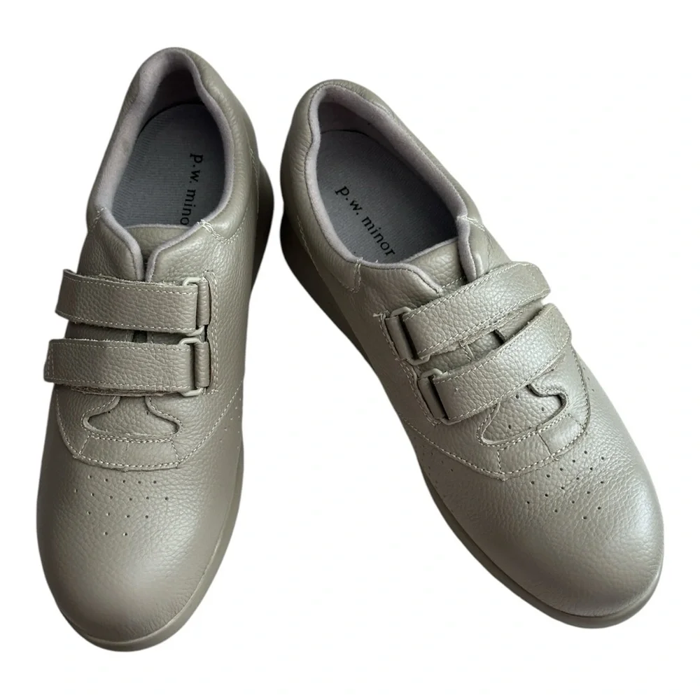 P.W. Minor Women's Leisure Double Strap Clay Orthopedic Diabetic Shoes Size 9.5 - Picture 6 of 10